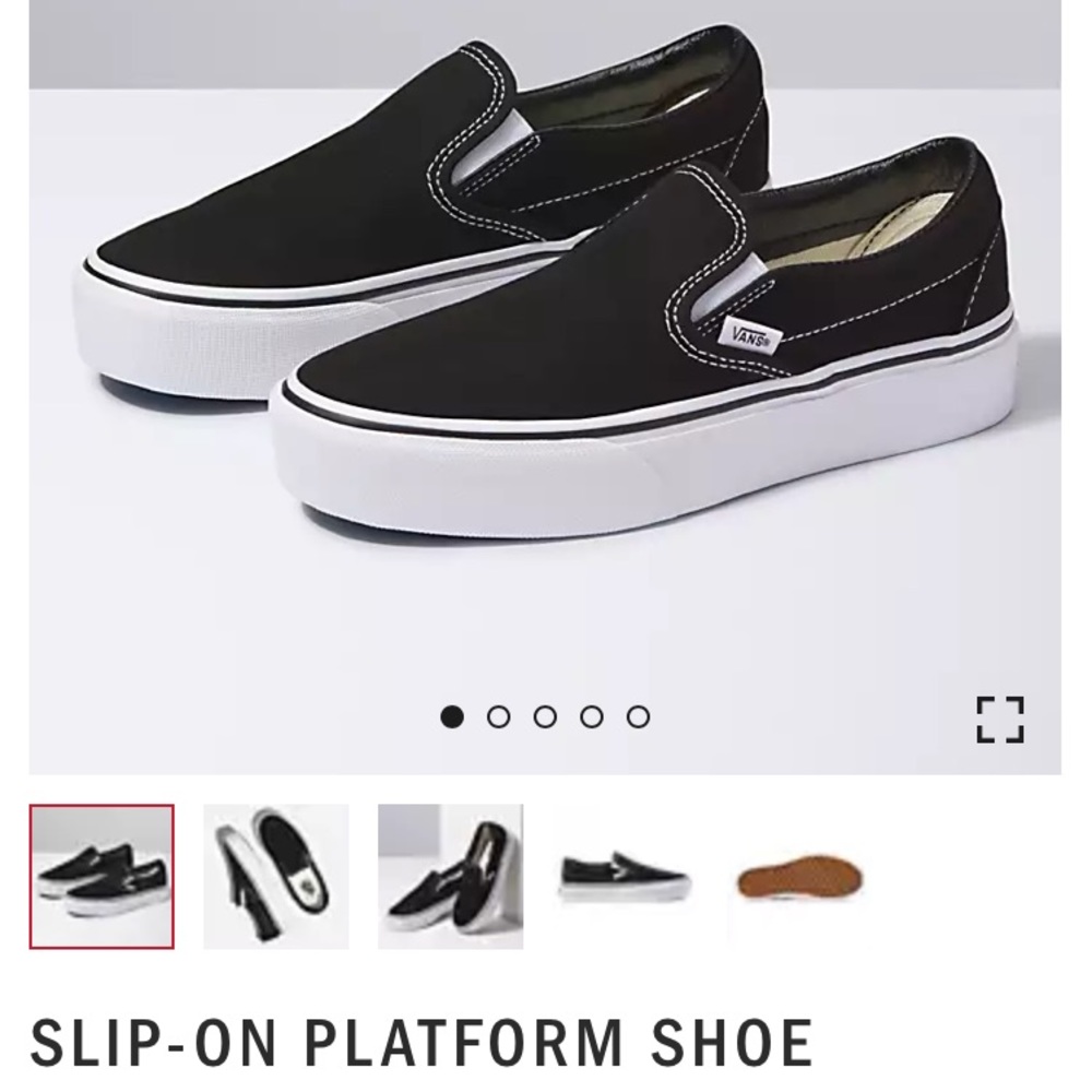 VANS Platform Slip on NWT